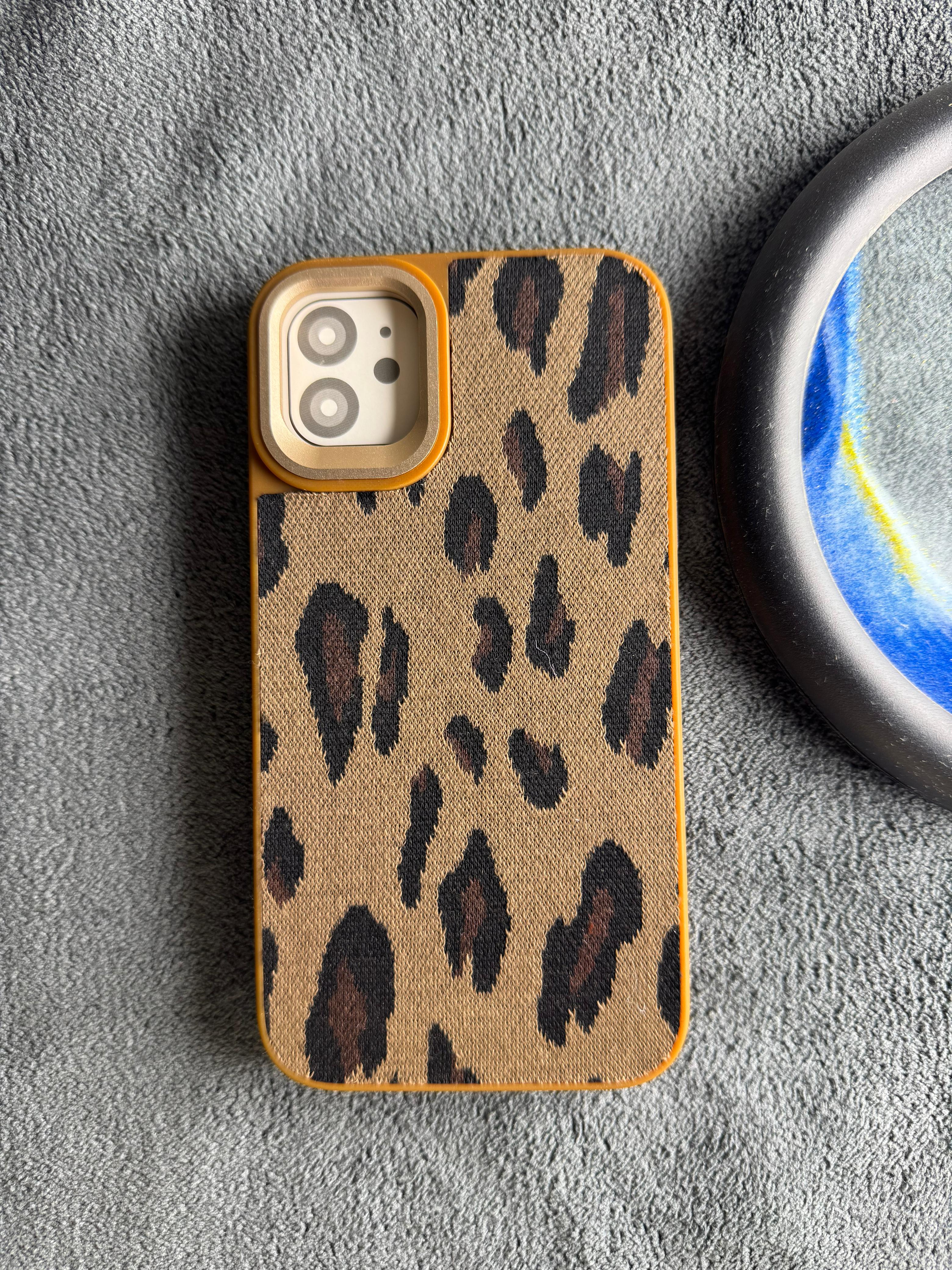 iPhone leather Fur case