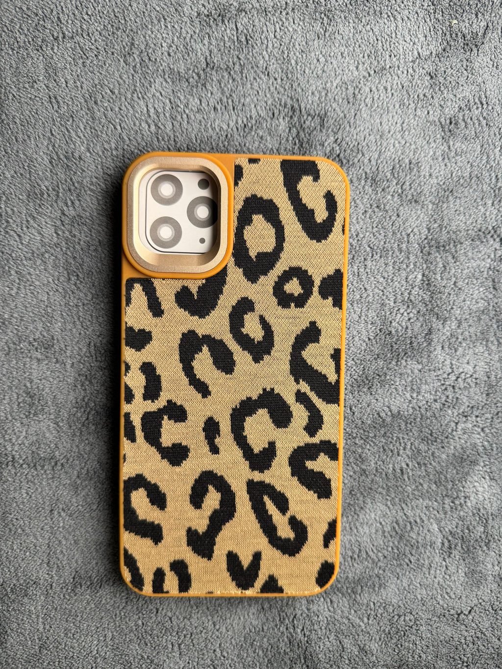 iPhone leather Fur case