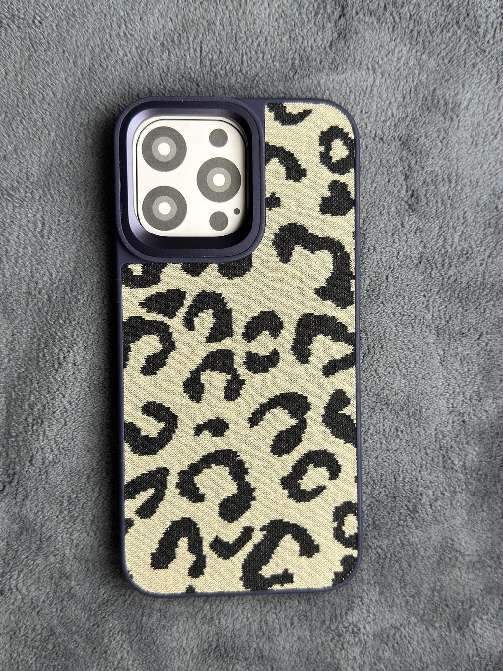 iPhone leather Fur case