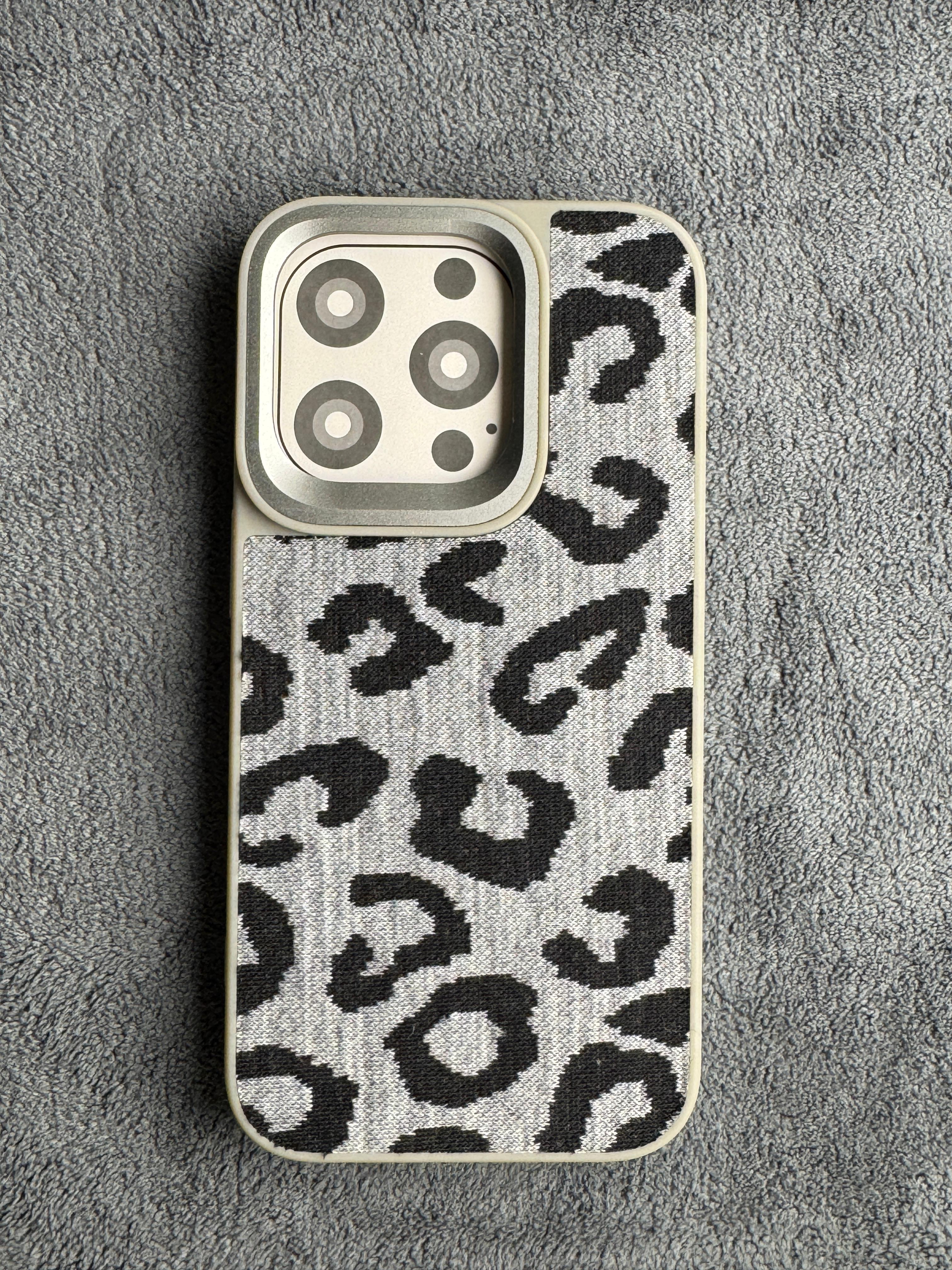 iPhone leather Fur case